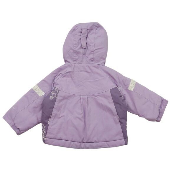 Columbia Omni-shield Hooded Jacket Baby 18 Months Lilac Full Zip Water Resistant - Picture 6 of 12